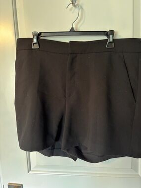 Banana Republic black trouser shorts 16